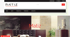 Desktop Screenshot of galeriamatiz.com