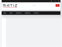 Tablet Screenshot of galeriamatiz.com